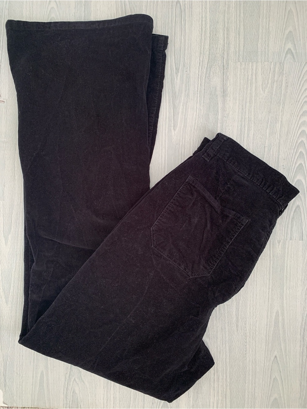 Joe Fresh High Rise Relaxed Flare Corduroy Pants - Picture 5 of 7